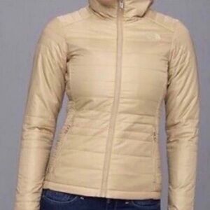 The North Face | Gold Beige Puffer Jacket
